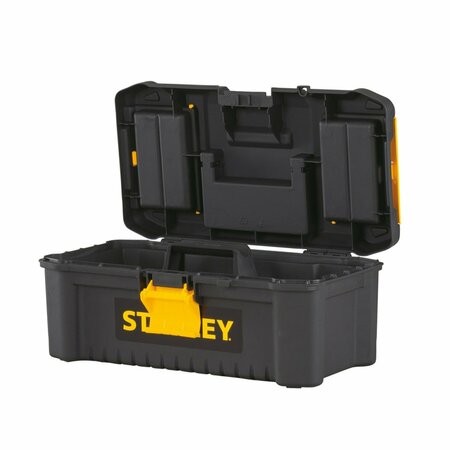 Stanley Tool Box, Black/Yellow, 12-1/2 in W STST13331